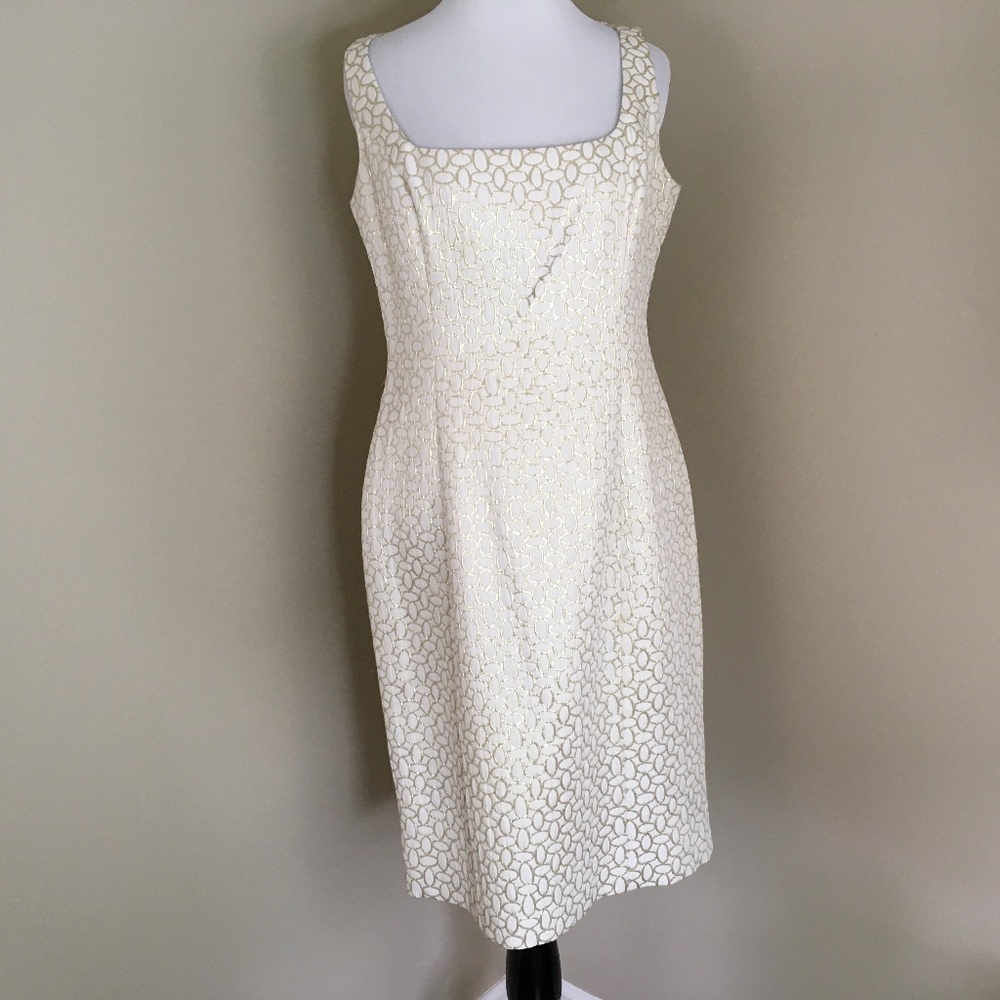 LAUREN RALPH LAUREN Dress 10 Sheath Knee Length